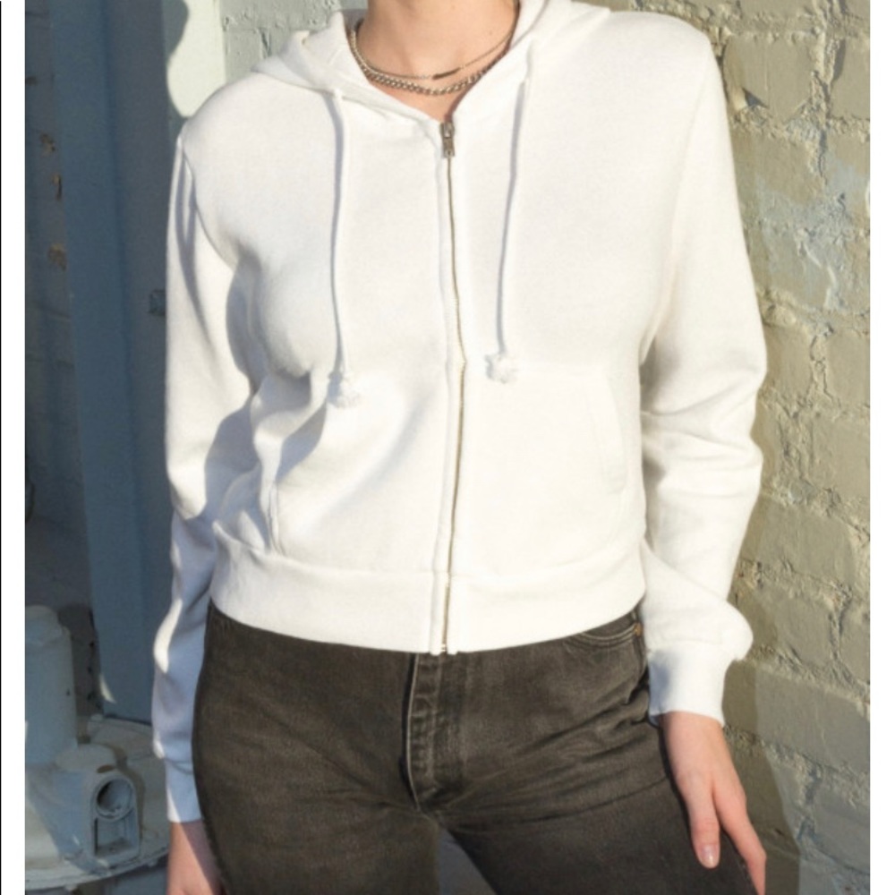 brandy melville crystal hoodie